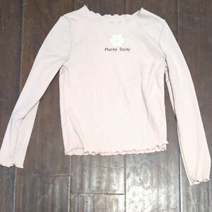 Pink Long Sleeve Kids Tee
